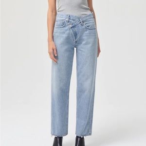 Agolde Criss Cross Jean in Suburbia